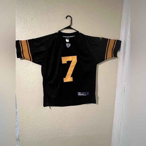 VINTAGE PITTSBURGH STEELERS BEN ROETHLISBERGER AUTHENTIC REEBOK JERSEY 48 NFL - Picture 2 of 13